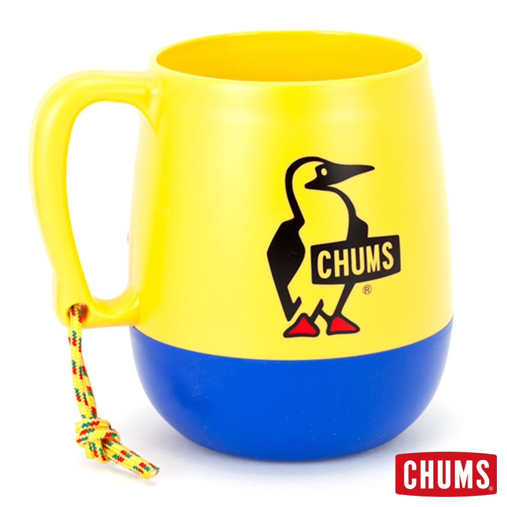CHUMS 圓桶露營馬克杯 黃/藍
