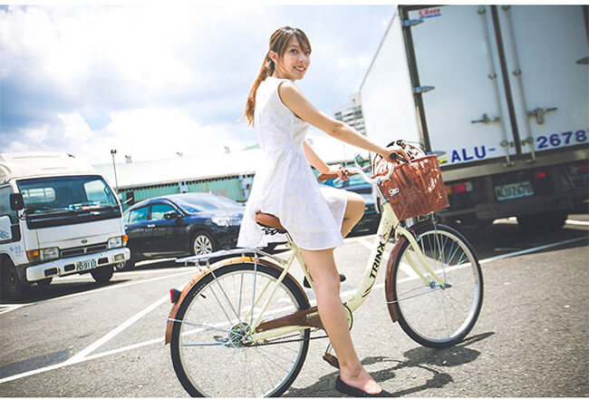 BIKEDNA CUTE1.0 24吋單速 文藝小清新淑女車