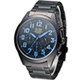 ALBA 雅柏 玩樂撞色計時時尚腕錶(AT3593X1)-鍍黑x藍/44mm product thumbnail 1