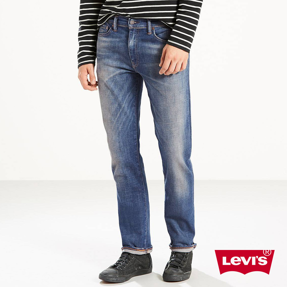 Levis 男款 511 低腰修身窄管牛仔長褲 / 高彈力面料