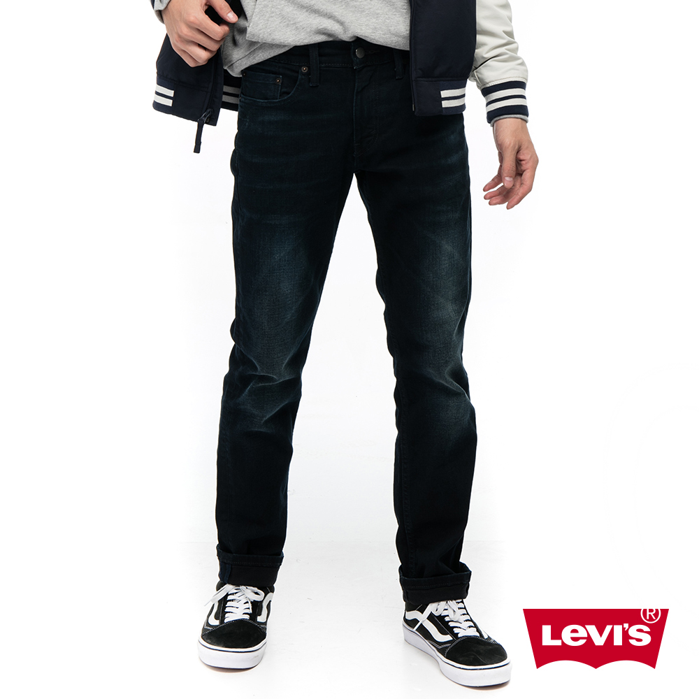 Levis 男款 511 低腰修身窄管牛仔長褲 / 硬挺厚磅 / 微彈性
