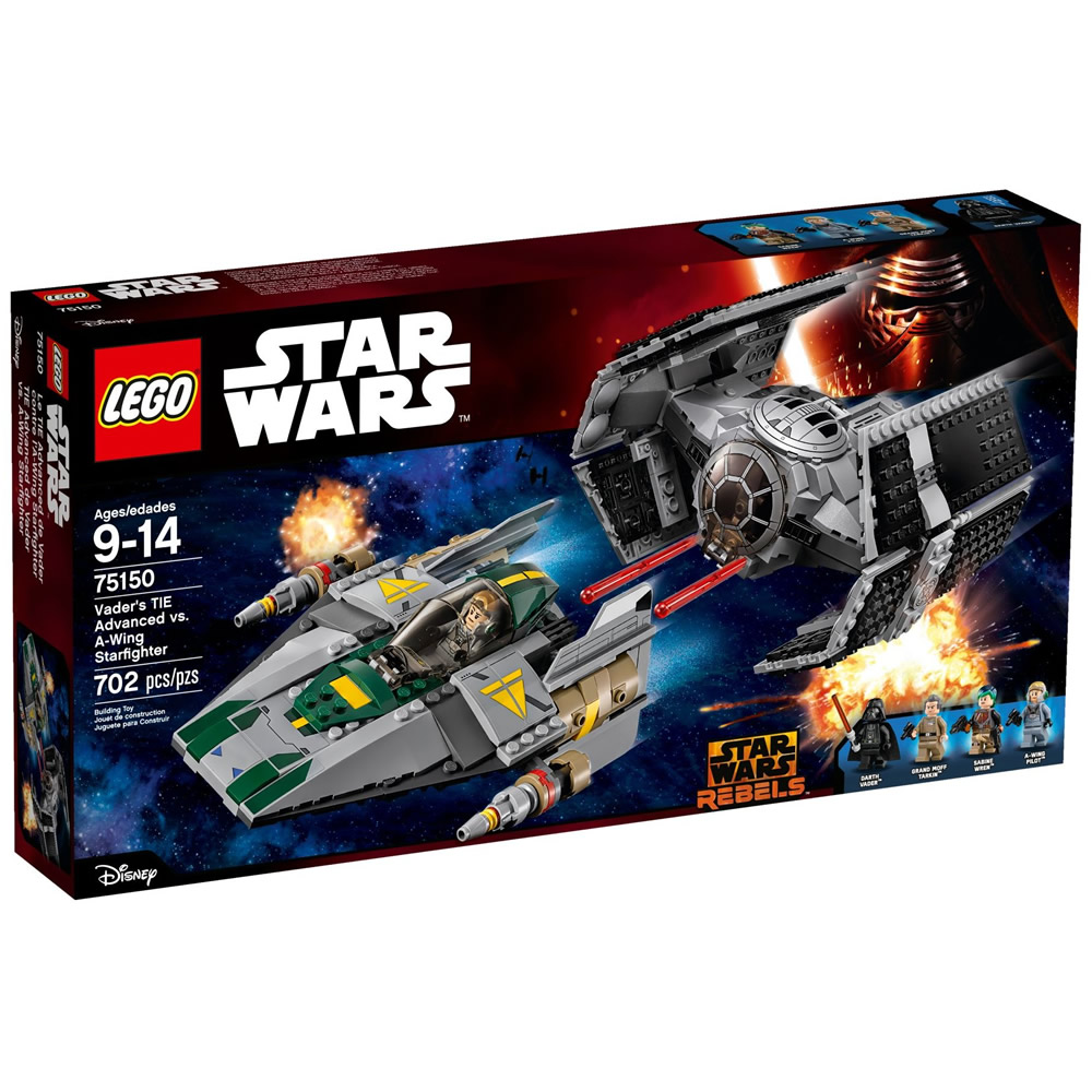 樂高LEGO星際大戰系列 - LT75150 Vaders TIE Advanced vs