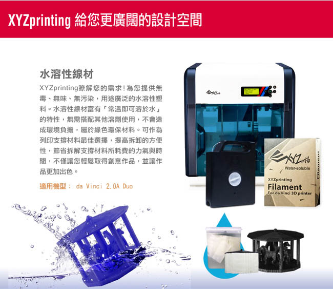 XYZ Printing 3D列印ABS耗材 補充包
