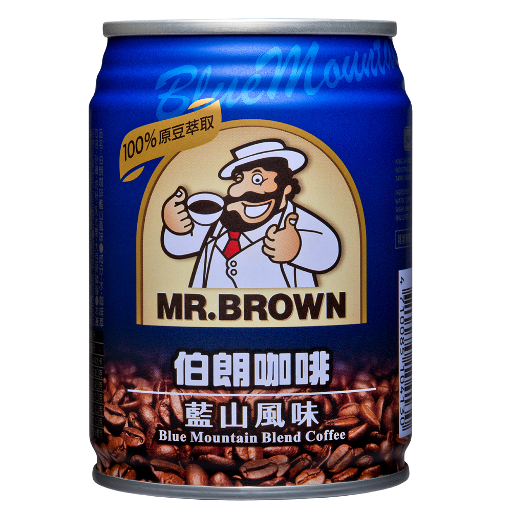 金車《MR.BROWN》伯朗藍山咖啡 (240ml X 12罐)