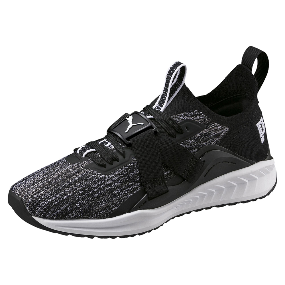 PUMA-IGNITE evoKNIT Lo2男慢跑鞋-黑色 