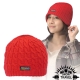 【SNOW TRAVEL】3M Thinsulate 頂級素面麻花彈性保暖羊毛帽 product thumbnail 1
