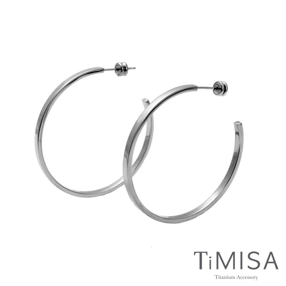 TiMISA 活力漾彩-原色 針式純鈦耳環