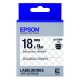 EPSON C53S626010 LK-5TBW高黏性透明底黑字標籤帶(寬度18mm) product thumbnail 1