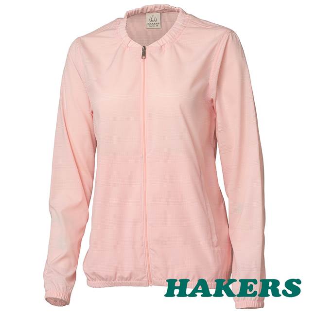【HAKERS 哈克士】女-抗UV快乾透氣外套-粉紅