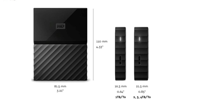 WD My Passport 4TB 2.5吋行動硬碟(WESN)-紅色系