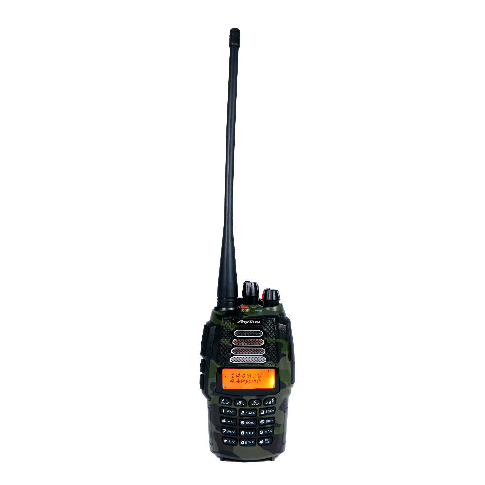 AnyTone 雙頻手持無線電對講機 AT-398UVC(迷彩色)