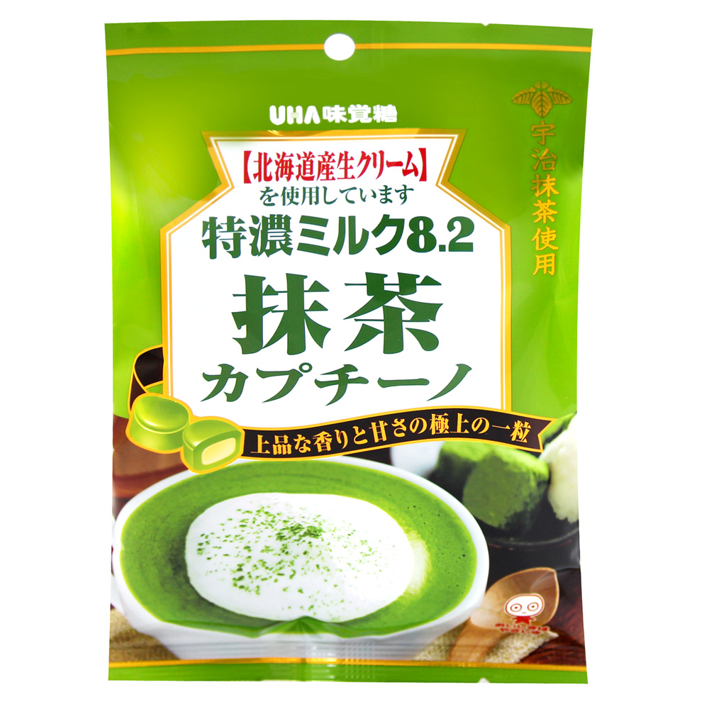 UHA味覺糖 特濃牛奶抹茶卡布奇諾糖(90g)