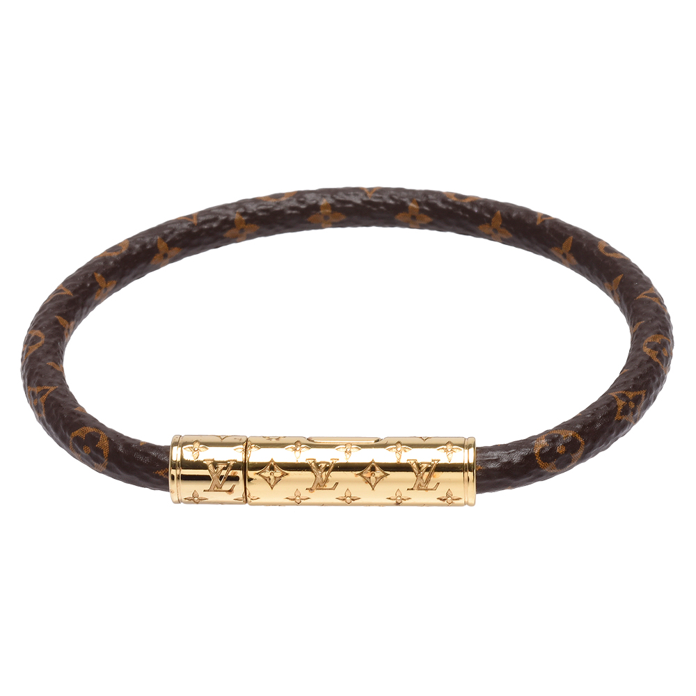 Shop Louis Vuitton MONOGRAM Lv confidential bracelet (M6334E