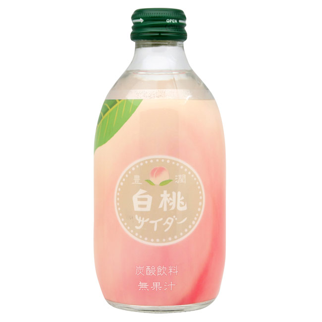 友飲料 白桃風味蘇打飲料(300ml)