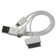 Lightning/micro USB/Galaxy Tab to USB三合一充電傳輸線 product thumbnail 1