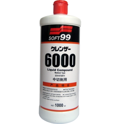 日本SOFT 99 研磨劑G-6000(中切削用)-急速配