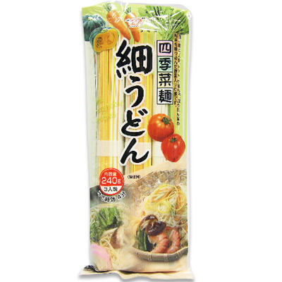 《田靡製麺》四季菜麺細烏龍麵(240g)