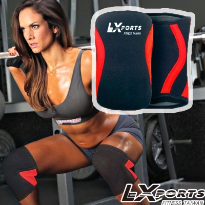 LEXPORTS CrossFit 重量訓練健身護膝-動力防護型
