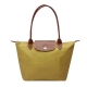 LONGCHAMP 新色上市長提把尼龍水餃包(小-卡其黃) product thumbnail 1