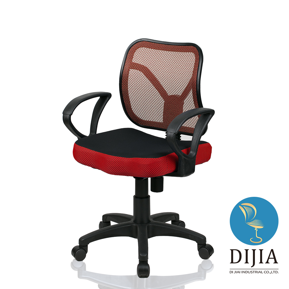 椅子夢工廠 DJB0014曲線網背透氣電腦椅/辦公椅(三色可選) product image 1