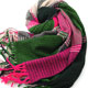 AnnaSofia 螢光絮線格 毛線織圍巾(綠桃系) product thumbnail 1