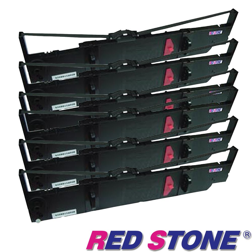 RED STONE for SEIKOSHA SBP-10 LP7580黑色色帶(1組6入)