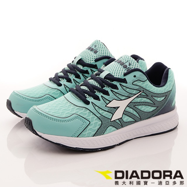 DIADORA-專業彈力跑鞋款-RSI005綠(女段)