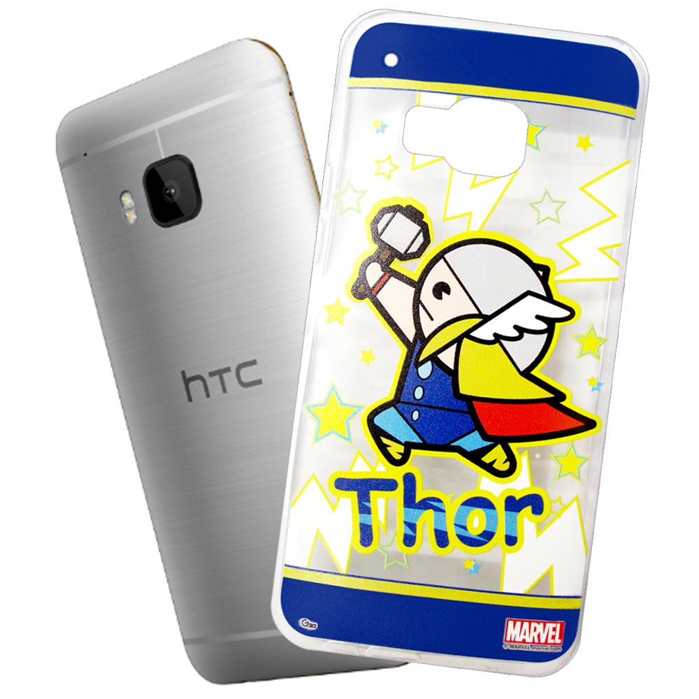 復仇者聯盟 HTC One M9 Q版彩繪手機軟殼(正義款) product image 1