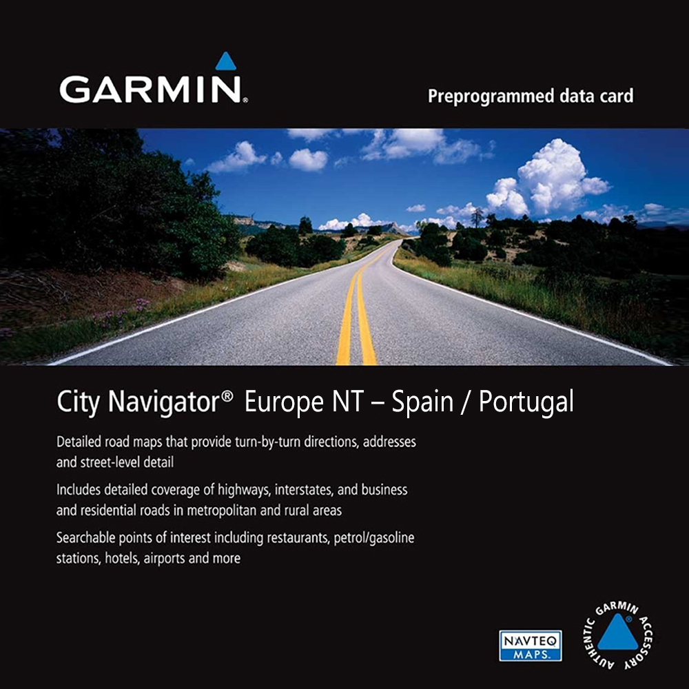 GARMIN 西班牙/葡萄牙 地圖卡-快