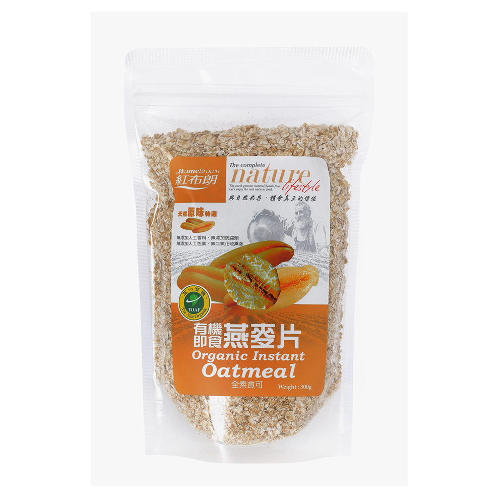 紅布朗 有機即食燕麥片(300g)