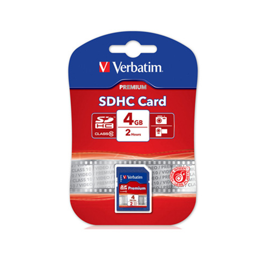 Verbatim 威寶 4GB Class10 SDHC 記憶卡