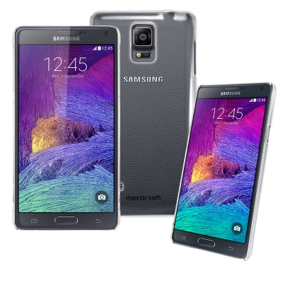 Metal-Slim Samsung Galaxy Note4高抗刮PC透明系列保護殼