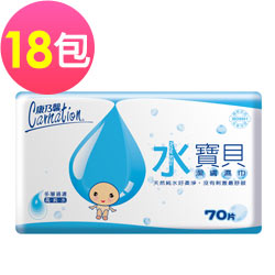 康乃馨 水寶貝濕巾 70片x18包/箱