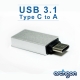 Archgon亞齊慷 USB 3.1 GEN II Type C 轉 Type A 轉接頭 product thumbnail 1