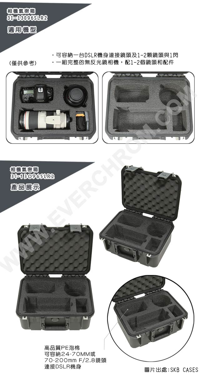 SKB Cases 相機氣密箱 3i-13096SLR2