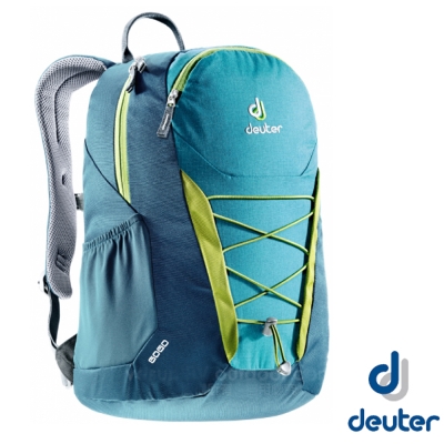 【德國 Deuter】新款 DayPack 3D透氣休閒旅遊後背包25L_湖綠/深藍