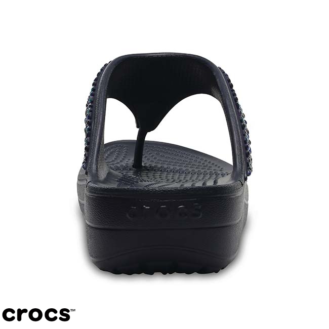 Crocs 卡駱馳 (女鞋) 思瓏厚底閃亮人字拖 204181-4AD