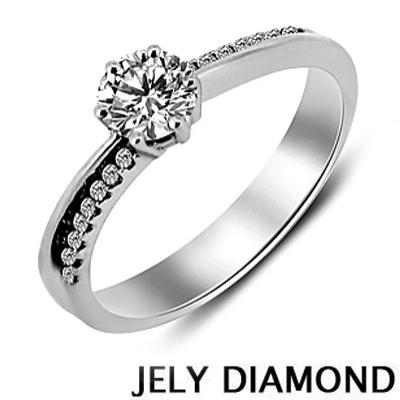 JELY DIAMOND 經典0.30克拉H&A八心八箭完美車工鑽戒