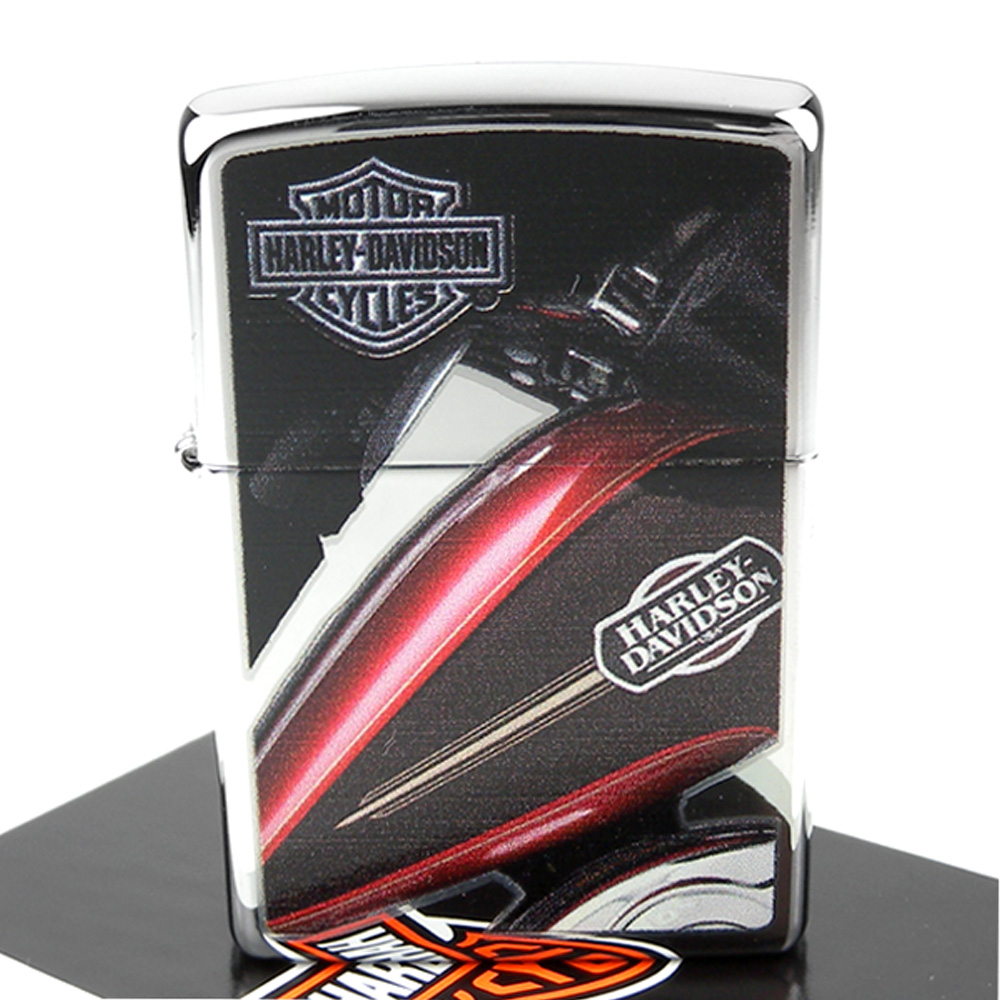 【ZIPPO】美系~哈雷~Harley-Davidson-Tank油箱圖案設計打火機