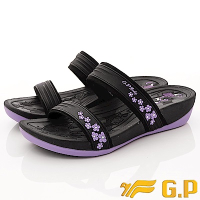 GP時尚涼拖-花漾夾腳拖鞋款-EI527W-41紫(女段)