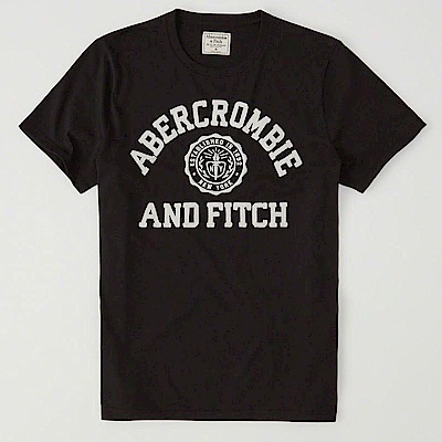 af a&f Abercrombie & Fitch 短袖 T恤 黑 0650