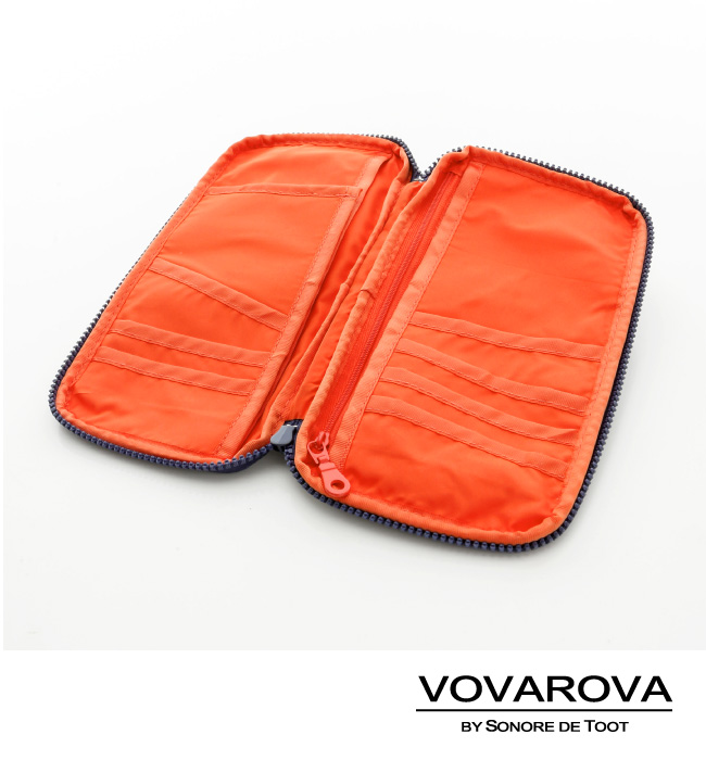 VOVAROVA空氣包-環遊世界護照夾-星光傘傘(藍)-法國設計系列