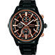 WIRED 東京城市光影計時腕錶(AF8T31X1)-鍍黑x玫塊金時標/43mm product thumbnail 1