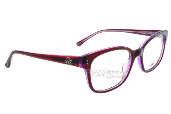 agnes b.眼鏡 愛心小b/俏麗紫色#ABP225 X15