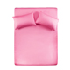 義大利Famttini-典藏原色 加大三件式精梳棉床包組-粉紅 product thumbnail 1