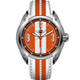 MINI Swiss Watches  休閒運動腕錶-白+橘/45mm product thumbnail 1