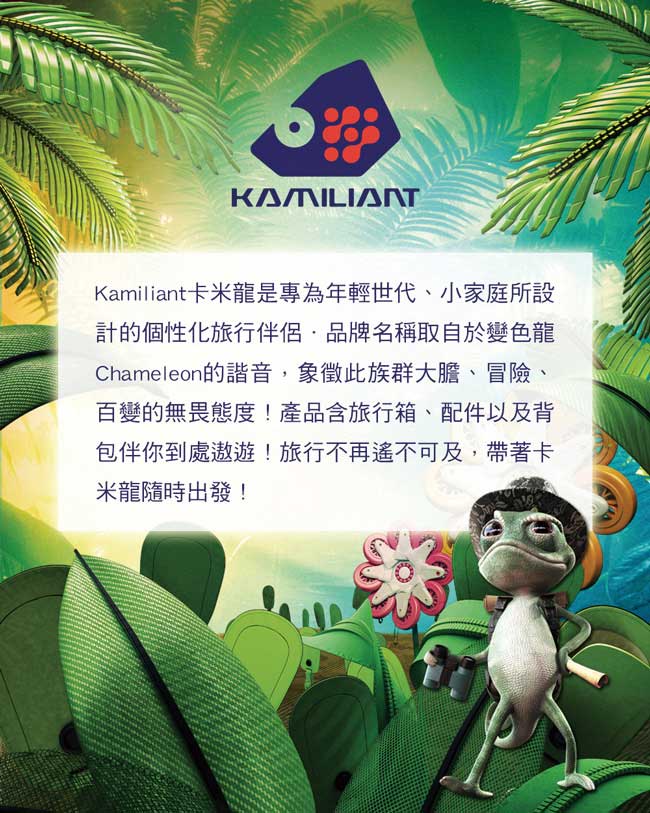 Kamiliant卡米龍 Wave多功能街頭雙肩背包(卡其迷彩)