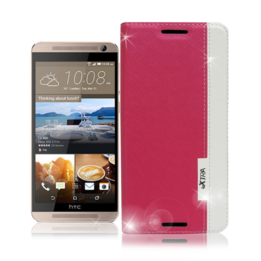 VXTRA HTC One E9 Plus E9+ 韓系潮流 磁力側翻皮套