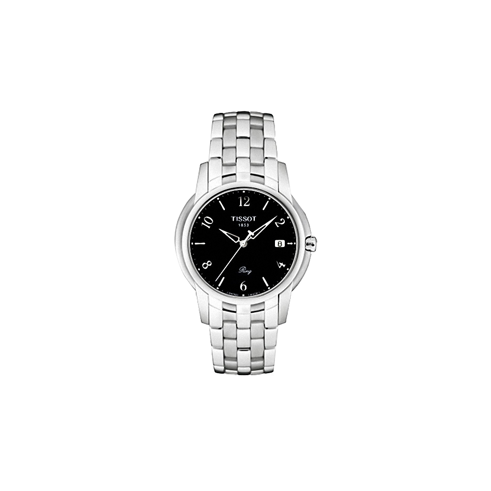 TISSOT T-RING系列 淬鍊風華時尚腕錶(T97148152)-黑/37mm