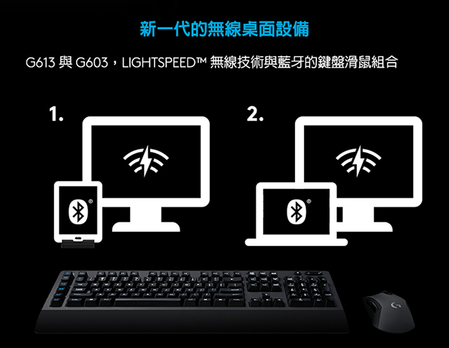 羅技 G603 LIGHTSPEED 無線遊戲滑鼠